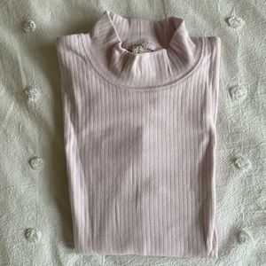 Free People Lilac Rickie Longsleeve Top